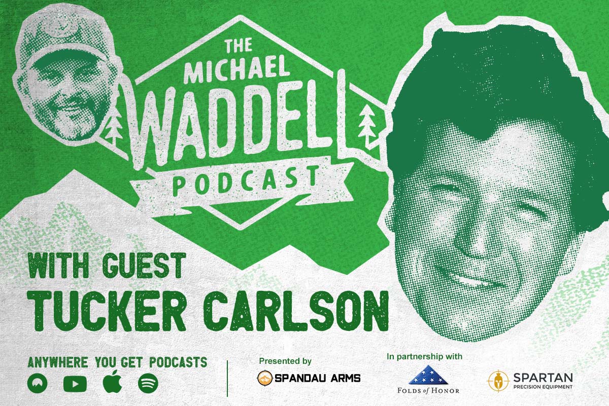 Micheal Waddell on top with Tucker Carlson on bottom