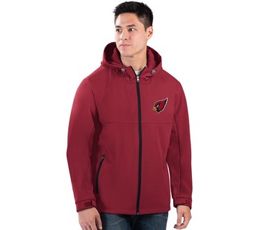 NFL Men's Microfleece Soft Shell Hooded Jacket