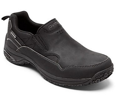 Dunham Men's Leather Cloud Plus Lightweight SliOn  Size 15 WW  Black
