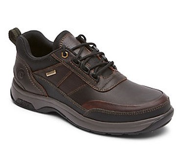 Dunham Leather Slip Resistant Lace Up Sneaker- Country Low  Size 15 WWW  Brown