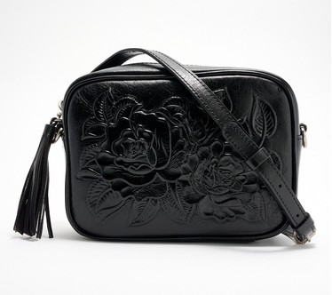 Patricia Nash Leather Josie Camera Crossbody