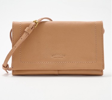 American Leather Co. Teddy Pebble Leather Crossbody