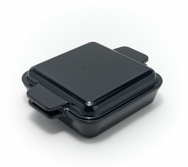 Zakarian byDash 8x8 Nonstick Cast Iron Baker w/ Dual-Purpose Cast Iron Lid