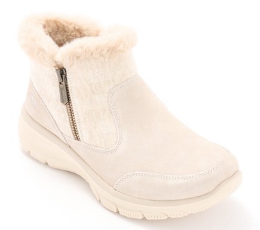 Skechers Easy Going Water-Repellent Ankle Boots - Plaid Days