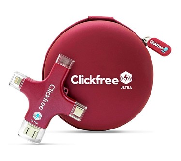 Clickfree Ultra 256GB Photo & Video Storage w/Photobook & AI Editing