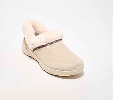 Skechers On-the-GO Joy Water-Repellent Suede Cozy Slip-Ons