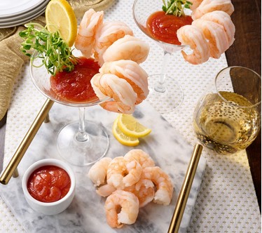 SH 5/18 Geoffrey Zakarian 3lb Cooked Colossal Shrimp Cocktail