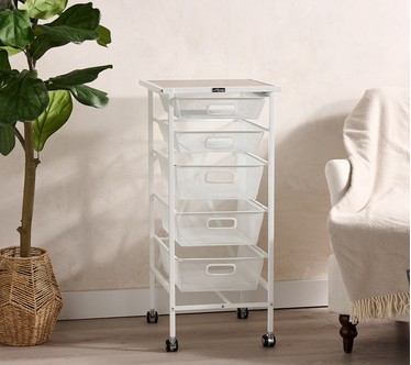Pop-It 5-Drawer Storage Cart on Wheels