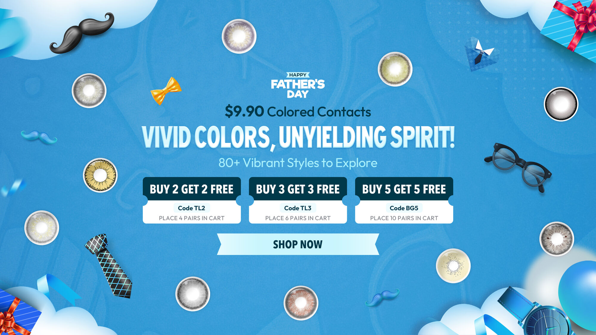 WOW! $9.90 Colored Contacts