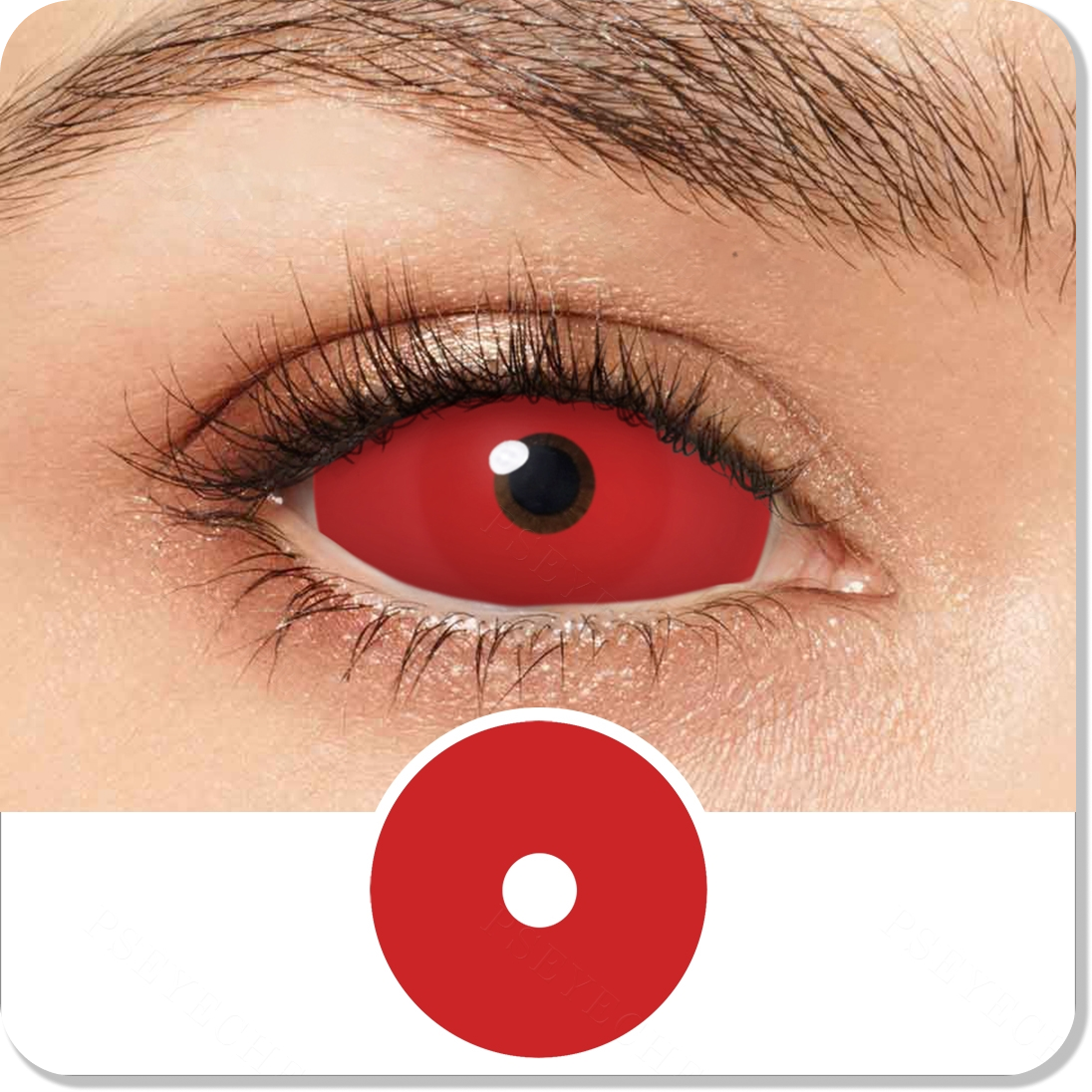 All Red Sclera Eyes