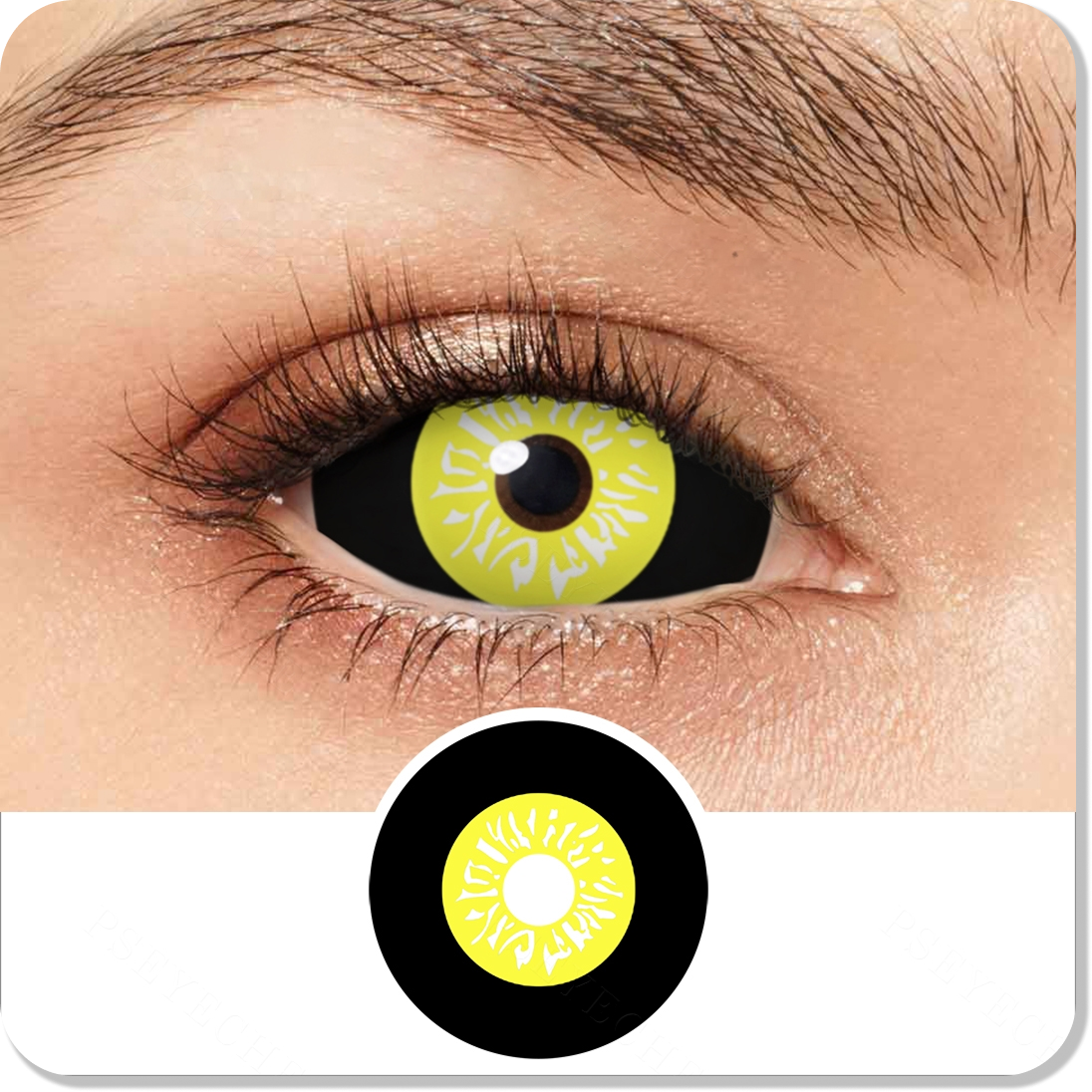 Black & Yellow Sclera Eyes