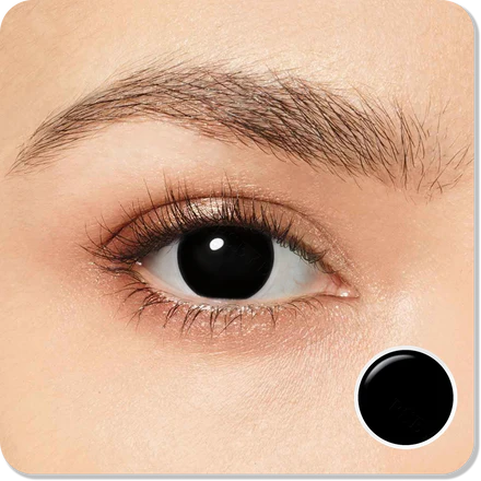 Blind Black Halloween Eyes