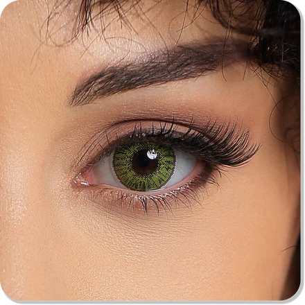 3 Tone Gemstone Green Eyes