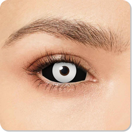 Vampire Black & White Sclera Eyes