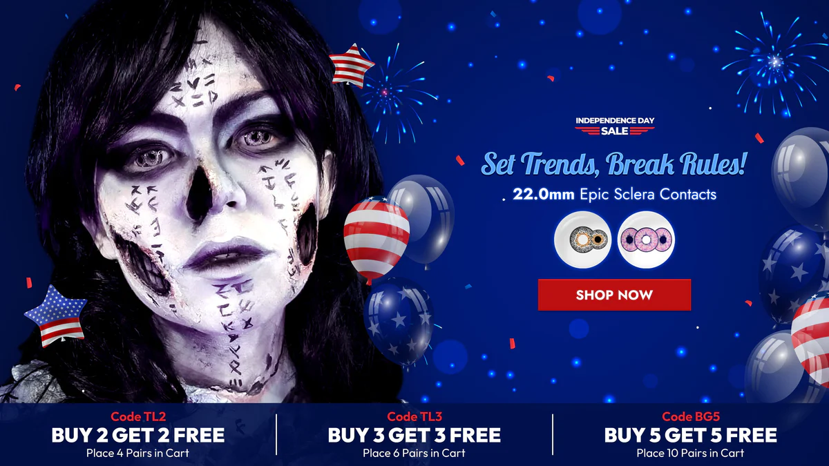 22.0mm Epic Sclera Contacts