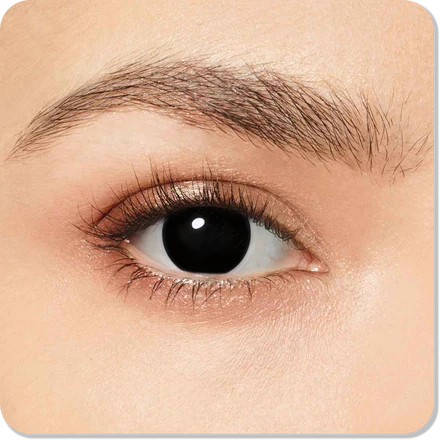 Blind Black Halloween Eyes