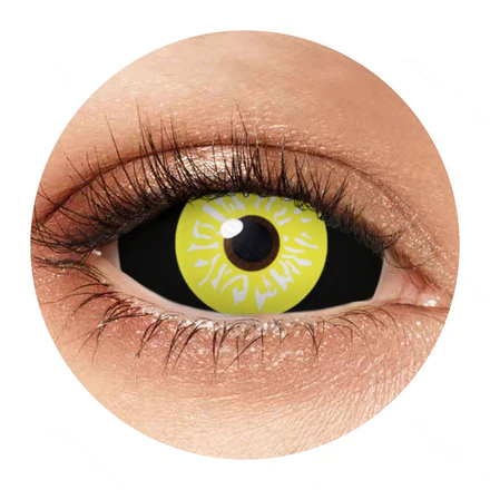 Black & Yellow Sclera Eyes