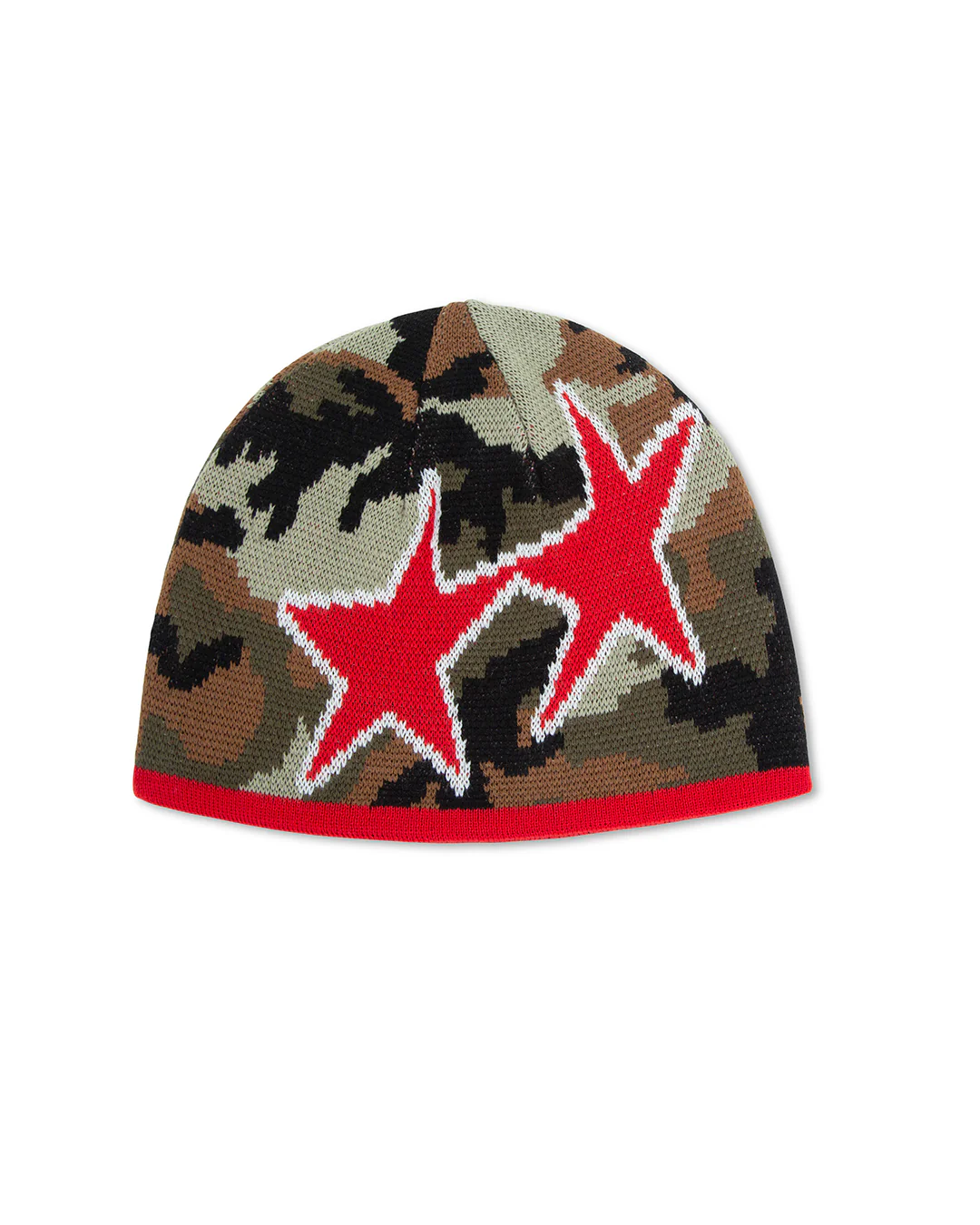 Image of Reversible Icon Camo/Red Beanie