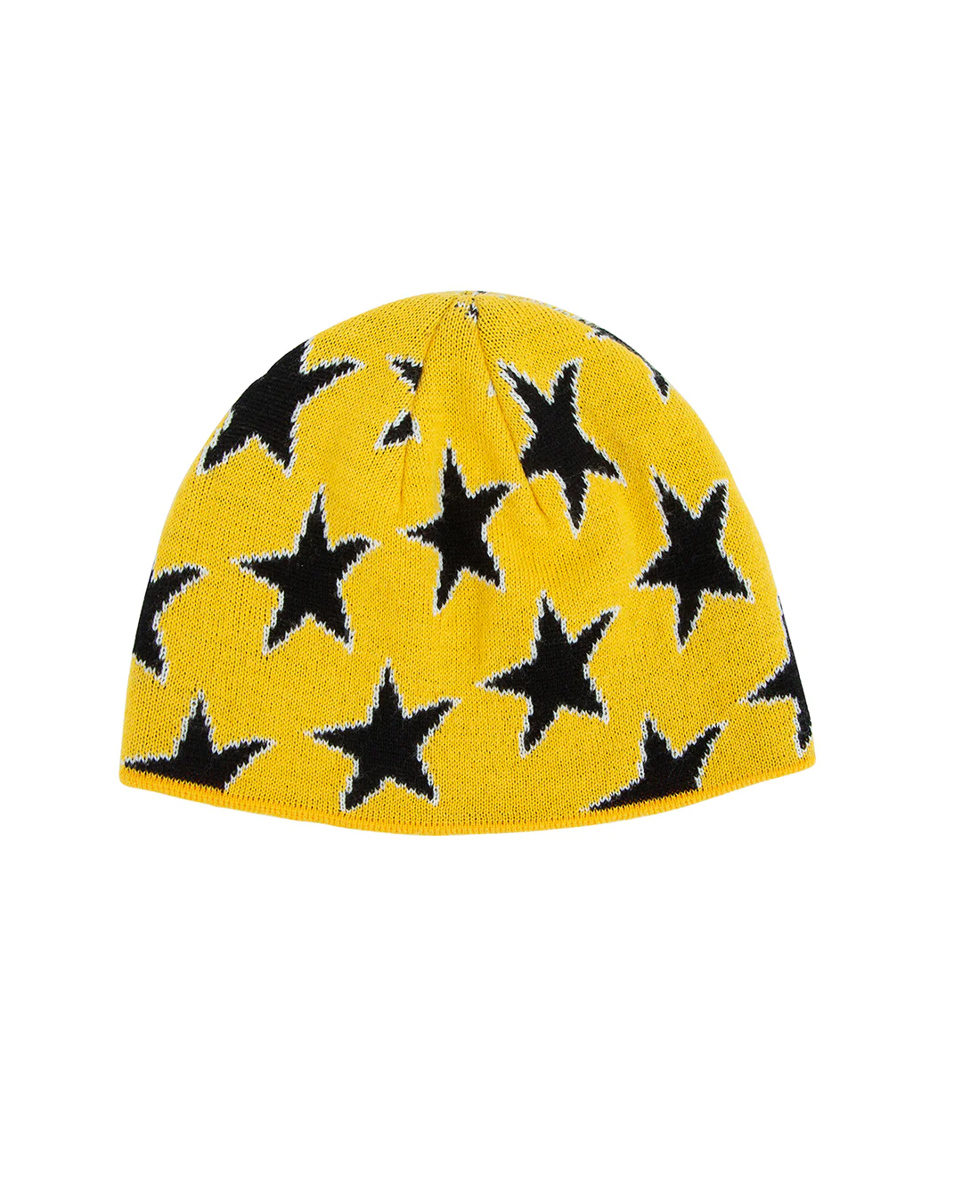 Image of Yellow All-over Stars Beanie