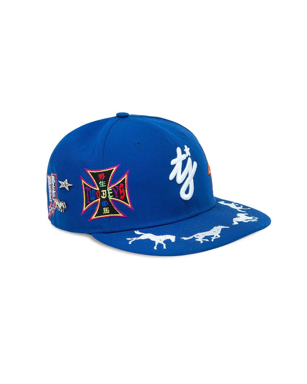 Image of NE X TJ Embroidered Royal Blue 59Fifty