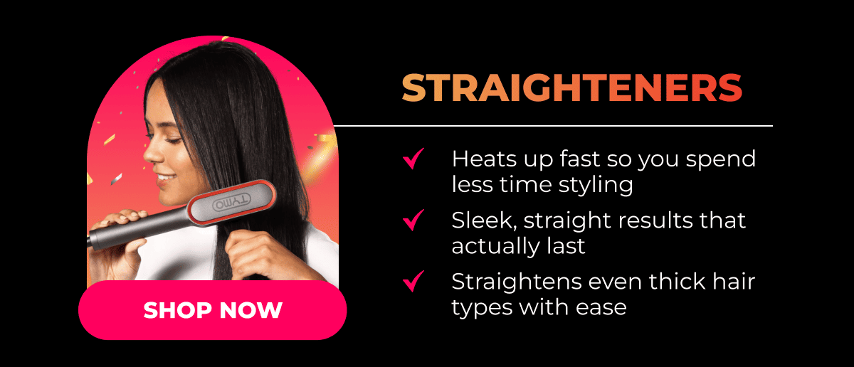 STRAIGHTENERS ✔️ Heats up fast so you spend less time styling ✔️ Sleek, straight results that actually last ✔️ Straightens even thick hair types with ease [SHOP NOW]