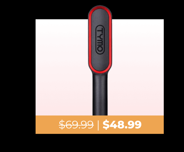 RING PLUS   Was $69.99 | Now $48.99 Simplify straightening and say goodbye to frizz. This heated brush saves time and delivers salon-smooth results. [SHOP NOW]