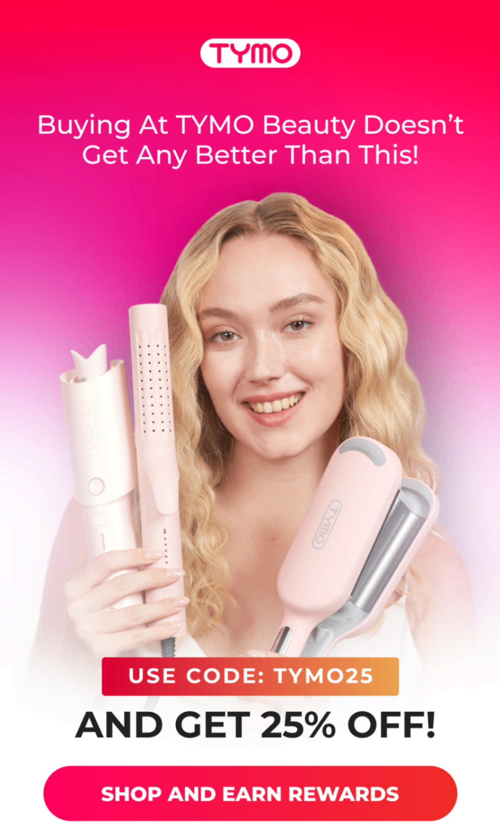BUYING AT TYMO BEAUTY DOESN’T GET ANY BETTER THAN THIS!  Use code: TYMO25 and get 25% off! [SHOP AND EARN REWARDS]