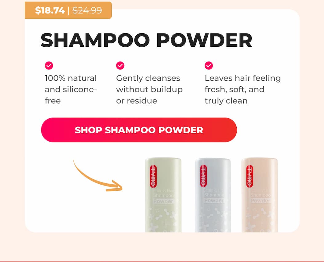 SHAMPOO POWDER   Was $24.99 → Now $18.74 ✔ 100% natural and silicone-free ✔ Gently cleanses without buildup or residue ✔ Leaves hair feeling fresh, soft, and truly clean [SHOP SHAMPOO POWDER]