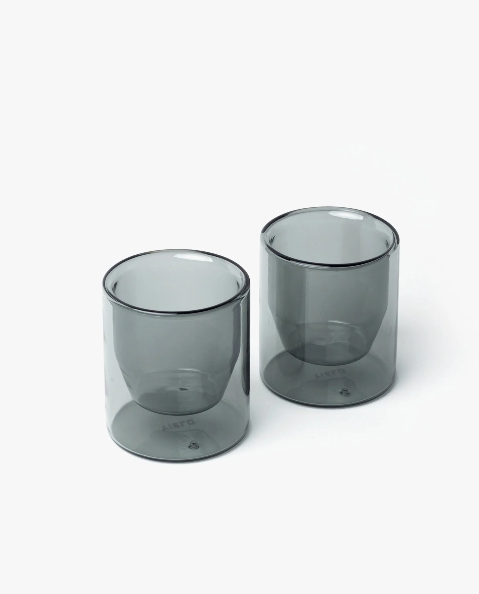 Image of Yield 6oz Double Wall Glasses (Gray - Set of 2)