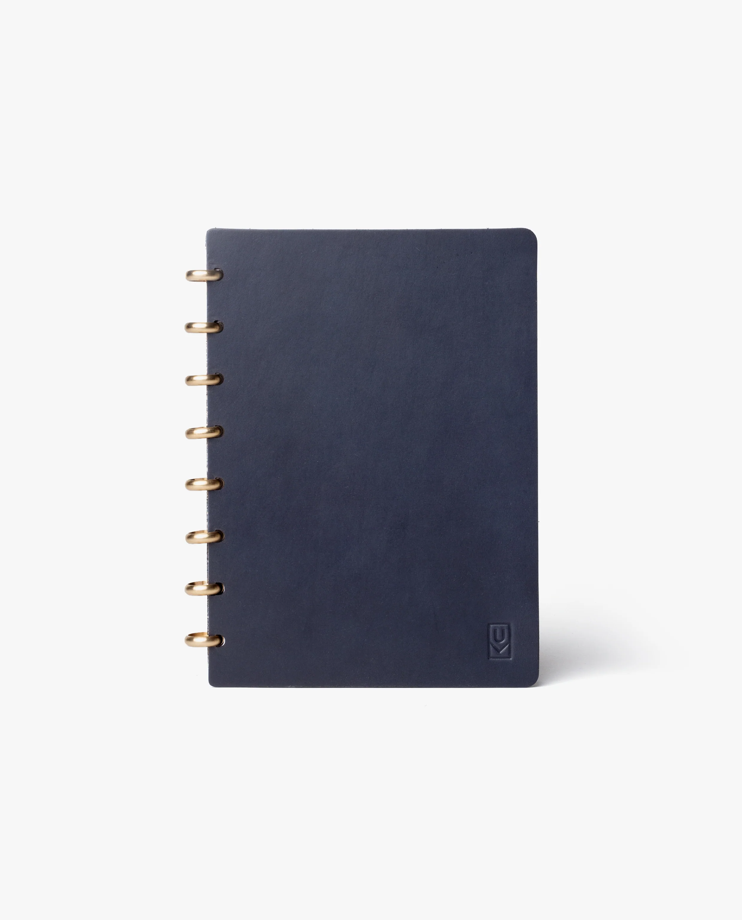 Image of Discbound Heirloom Journal (Navy Leather)
