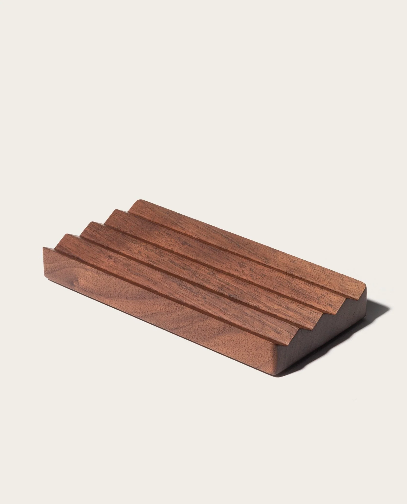 Image of Gather Wood Zigzag Tray (2x1 - Walnut)