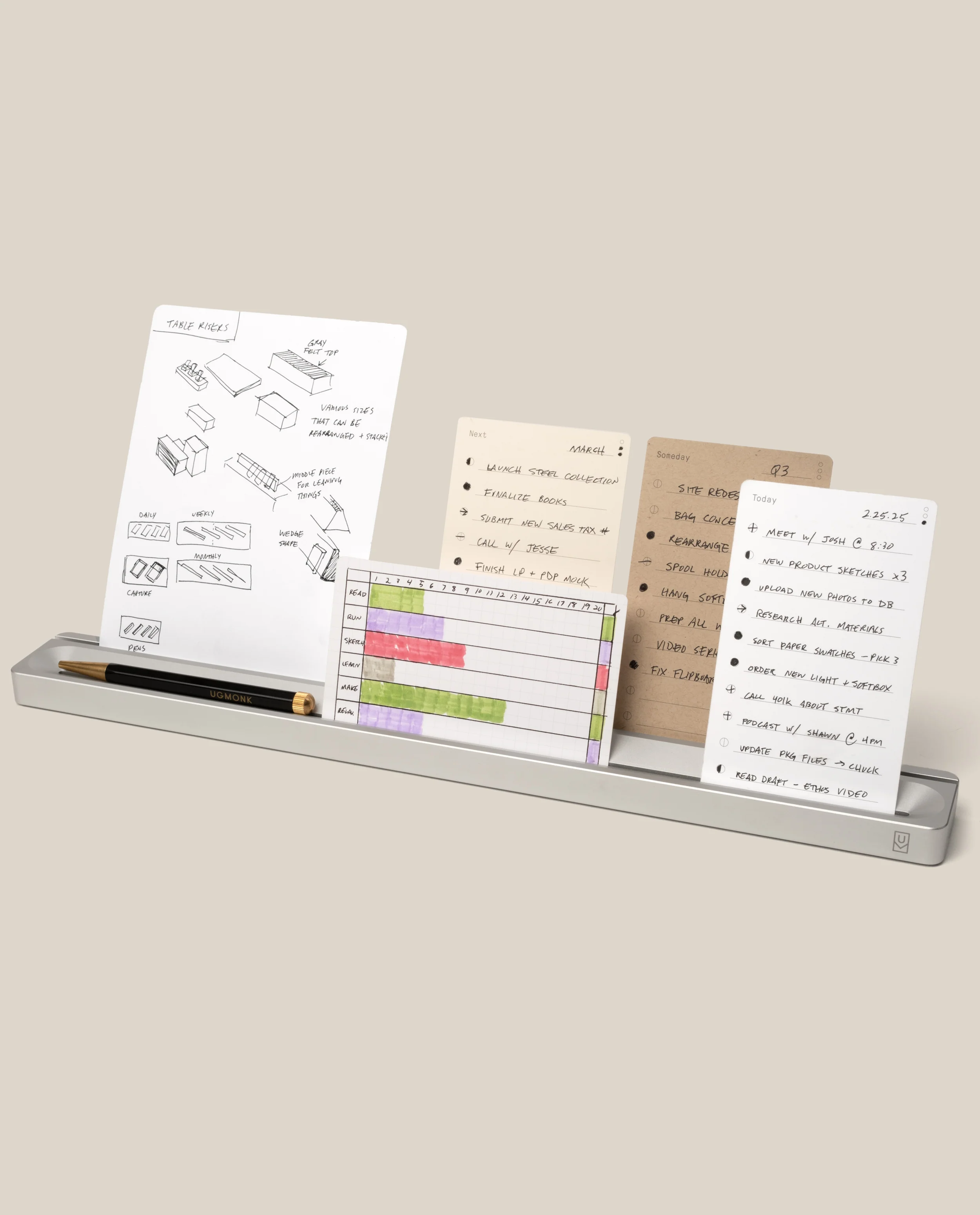 Image of Analog Card Bar (Large 16" – Silver)