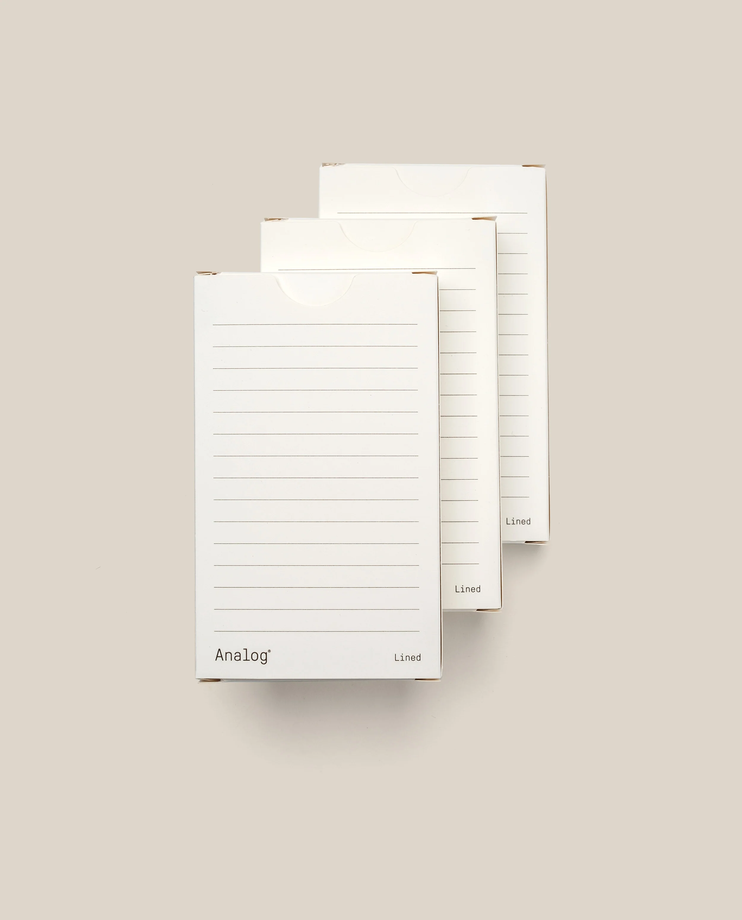 Image of Lined Cards