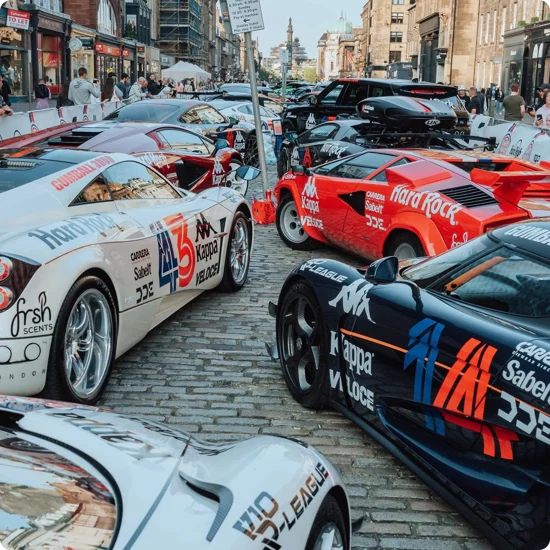Cars in the streets