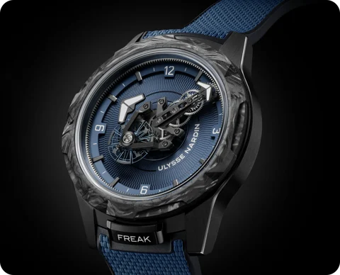 A zoomed-in and slightly angled profile image of the Freak ONE NAVY BLUE