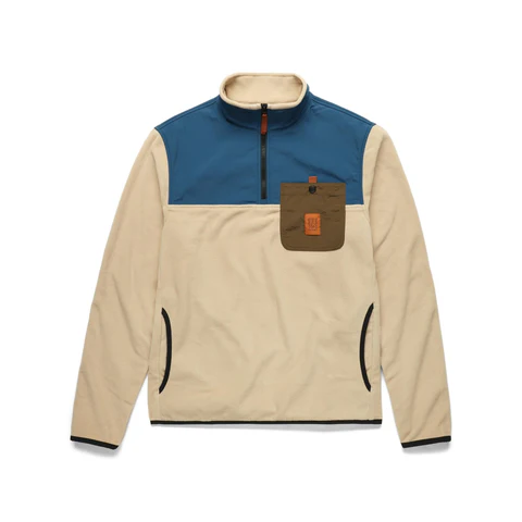 Topo Designs Vista 1/4 Zip Lightweight Fleece