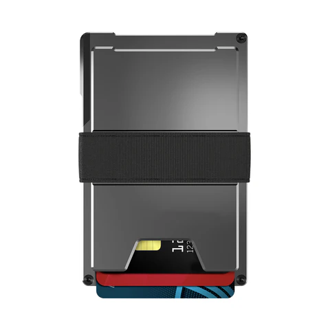 Statik Black Aluminum Wallet