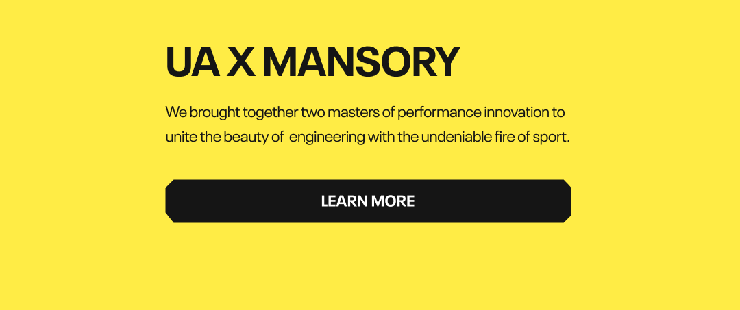 We brought together two masters of performance innovation to unite the beauty of engineering with the undeniable fire of sport. | LEARN MORE