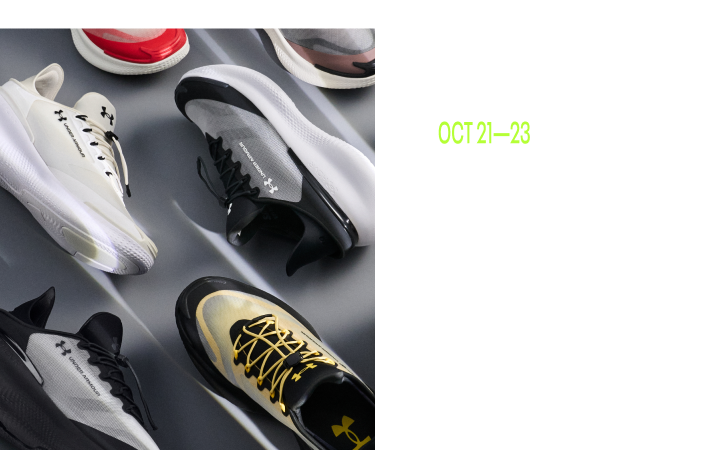 Oct 21-23: Win UA Shoes for a year