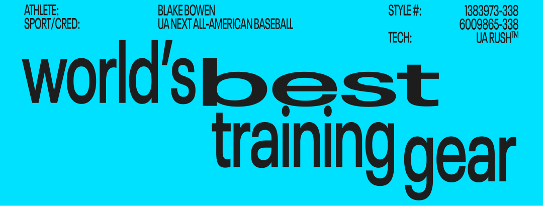 WORLD'S BEST TRAINING GEAR