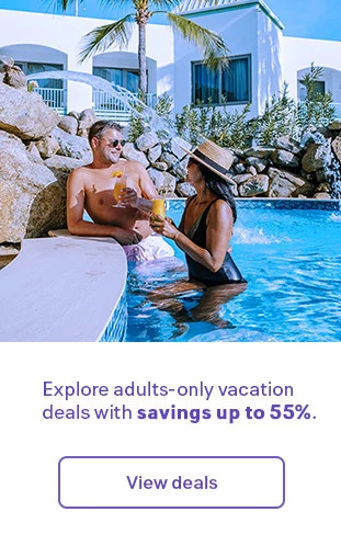 Adults Only: Explore adults-only vacation deals with savings up to 55%. View deals.