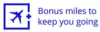 Bonus miles to keep you going