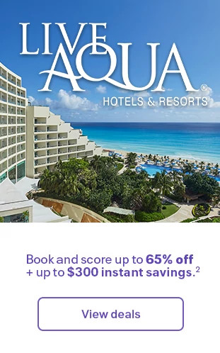 Live Aqua Hotels & Resorts: Book and score up to 65% off + up to $300 Instant Savings (2). View deals.