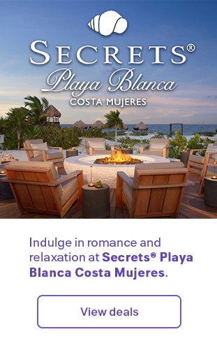 Indulge in romance and relaxation at Secrets(R) Playa Blanca Costa Mujeres. View deals.