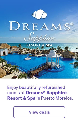 Enjoy beautifully refurbished rooms at Dreams(R) Sapphire Resort & Spa in Puerto Morelos. View deals.