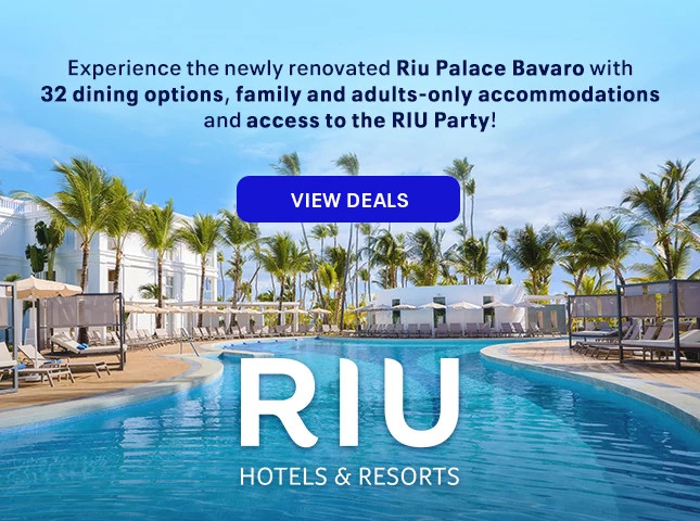 Experience the newly renovated Riu Palace Bavaro with 32 dining options, family and adults-only accommodations and access to the RIU Party! View deals.