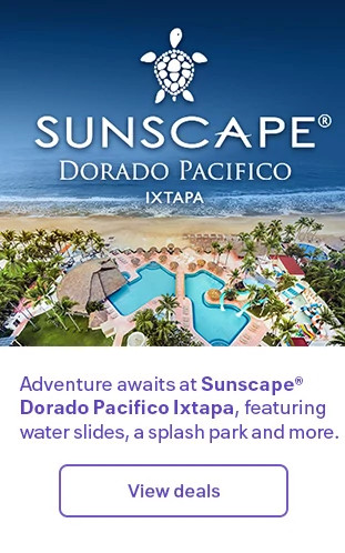 Adventure awaits at Sunscape® Dorado Pacifico Ixtapa, featuring water slides, a splash park and more. View deals.