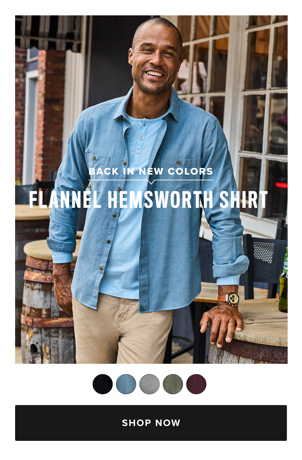 Finally, it's flannel season! It's time to break out Fall's favorite shirts. We make ours with extra fine brushed cotton that's not too thick, so you can wear them casually with a Henley or more dressed up under a sport coat.
