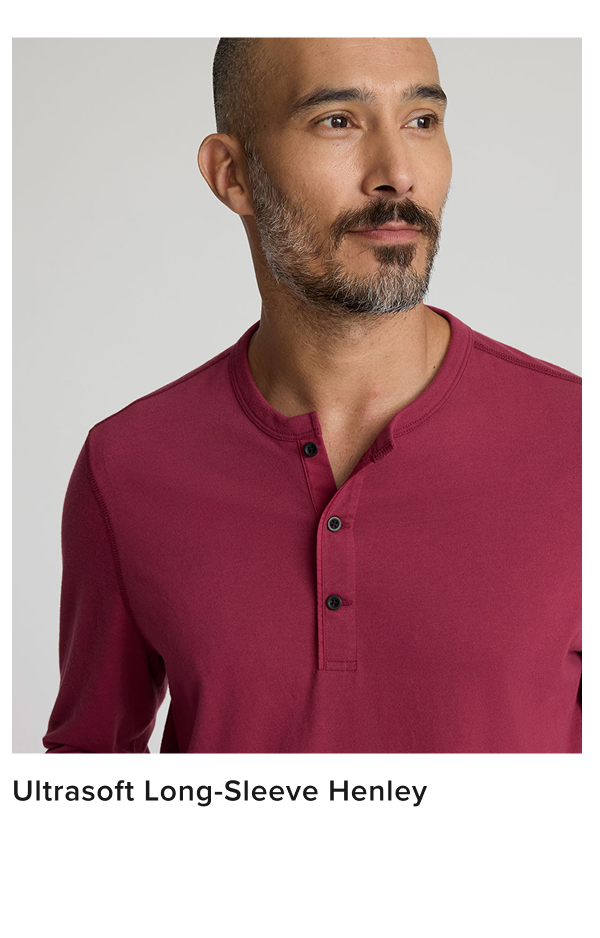 Our famous Henleys were made for cool weather. This unbelievably soft style, featuring a cotton blend fabric that's been brushed to perfection, has cozy long sleeves that add just a hint of warmth. Even better, they're preshrunk so they never lose their shape in the dryer. Layer one under anything from a sharp lightweight vest to a comfy Snap Fleece Pullover for a warm feel and cool look this season.