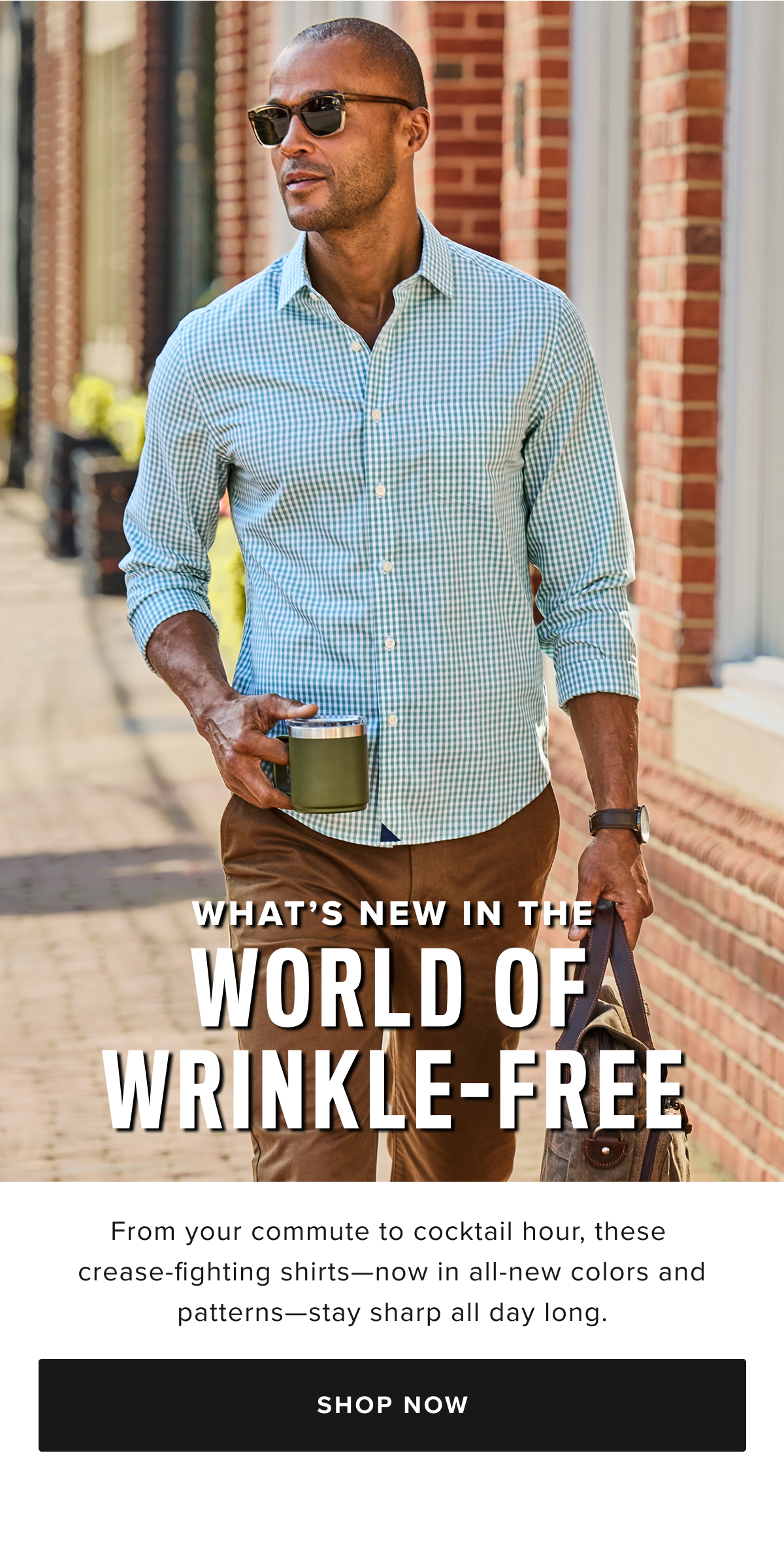 Say goodbye to ironing with UNTUCKit’s Wrinkle-Free Collection, designed for the man who values both style and convenience. Our wrinkle-free button-down shirts and polos are crafted to keep you looking sharp all day long, with fabrics that resist creasing and stay crisp throughout your busy schedule. Whether you’re working in the office, traveling, or enjoying a casual weekend, these shirts ensure you look polished without the hassle of an iron.